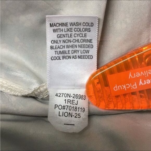 One World Women’s 3/4 Sleeve V Neck Sequin Tunic Top, Rust Floral, size 2X - Picture 8 of 8